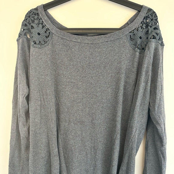 Grey tunic / high lo sweater - Picture 1 of 4